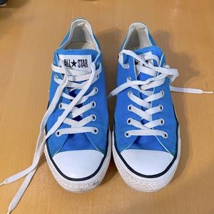 Converse Unisex Blue Shoes W=9 M=7